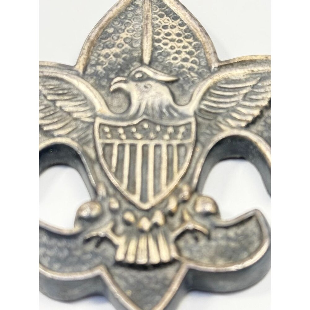 Paperweight Boy Scouts of America Fleur-de-Lis Felt Back Office Desk Decor - Picture 13 of 14